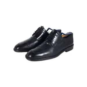 Mezlan Men’s Fiore US10M Black Leather Split Toe Derby Dress Shoes Made In Spain