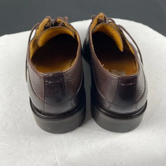 Mezlan Nigel Mens Brown Leather Derby Lace Up Dress Shoes Sz 10.5 M