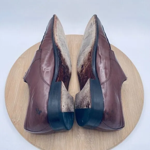 Mezlan Shoes Mens 9 Brown Leather Split Toe Dress Oxfords