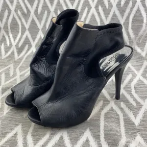 MICHAEL by Michael Kors Open Toe Slingback Heeled Shoes Black