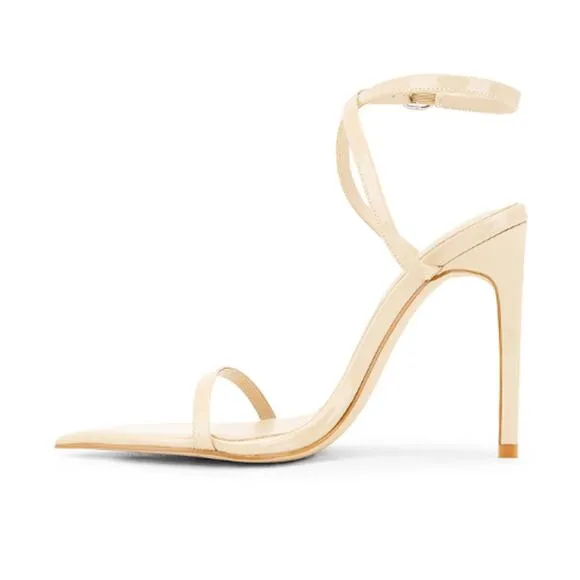 Michael Costello x REVOLVE Sonia Sandal in Nude NEW Size 9