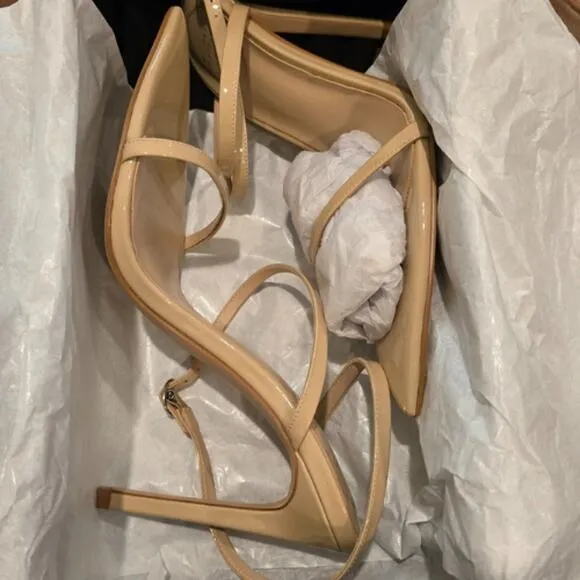 Michael Costello x REVOLVE Sonia Sandal in Nude NEW Size 9