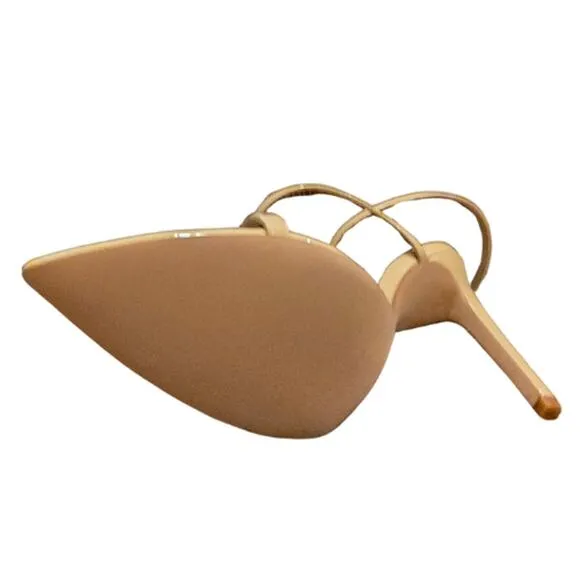 Michael Costello x REVOLVE Sonia Sandal in Nude NEW Size 9