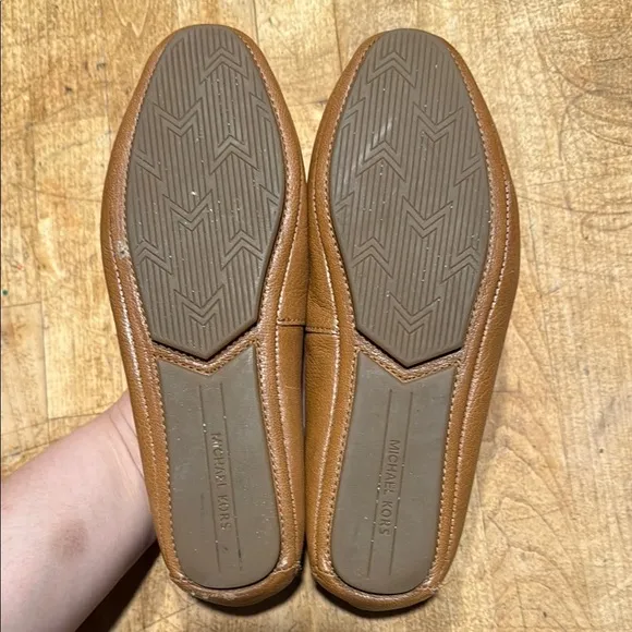 Michael Kors Brown Leather Flats