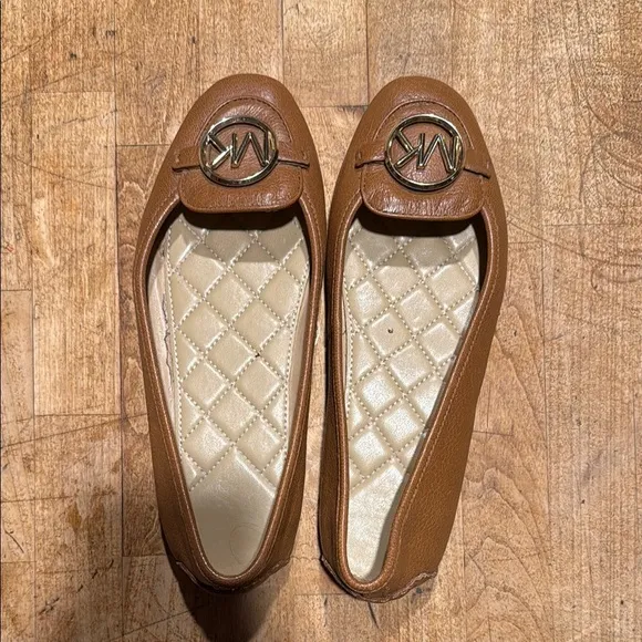 Michael Kors Brown Leather Flats
