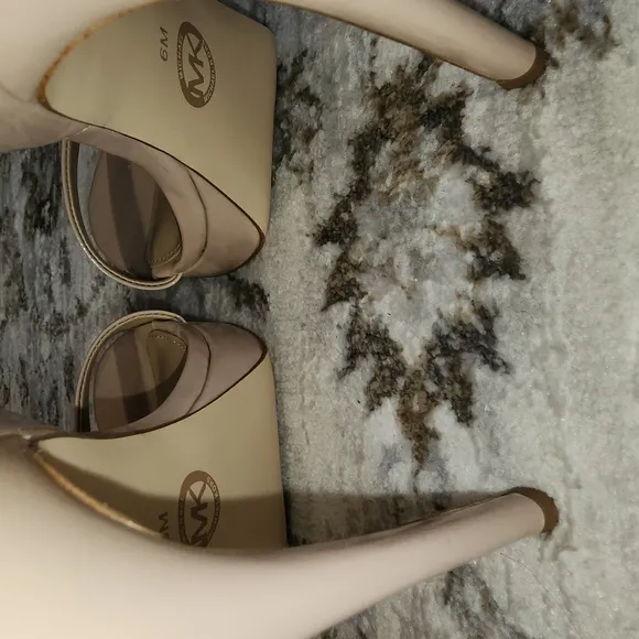 Michael Kors LT Blush with Stiletto and Ankle Strap