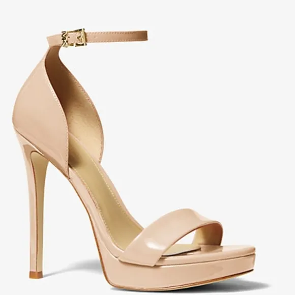 Michael Kors LT Blush with Stiletto and Ankle Strap