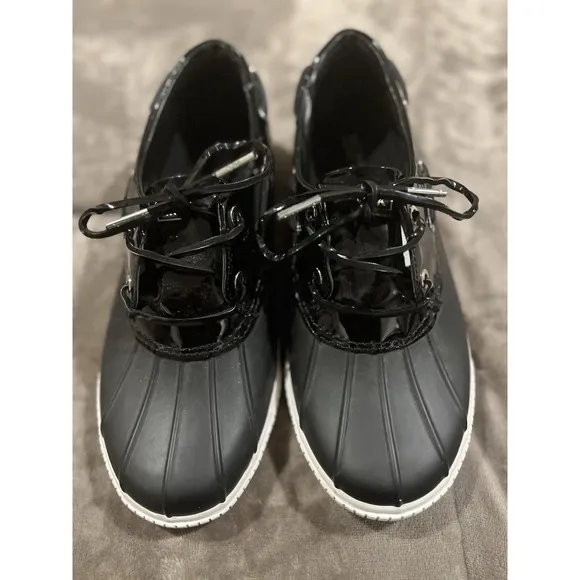 Michael Kors Rain Shoes Women's Size 10 New Black