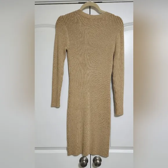 Michael Kors ribbed lace up dress
