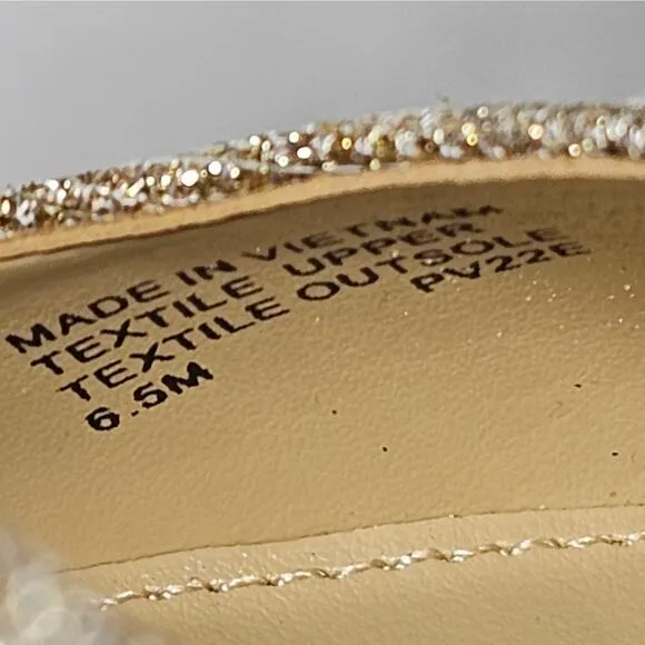 MICHAEL Michael Kors Alina Flex Pumps Size 6.5 Bling Sparkle Crystals