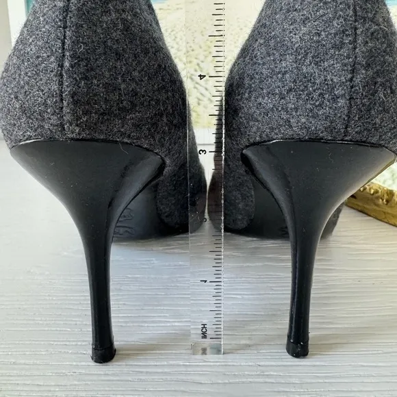 MICHAEL Michael Kors Gray and Black Stiletto Heels