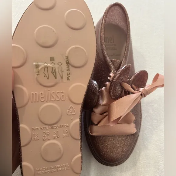 Mini Melissa Disney Minnie glitter shoes