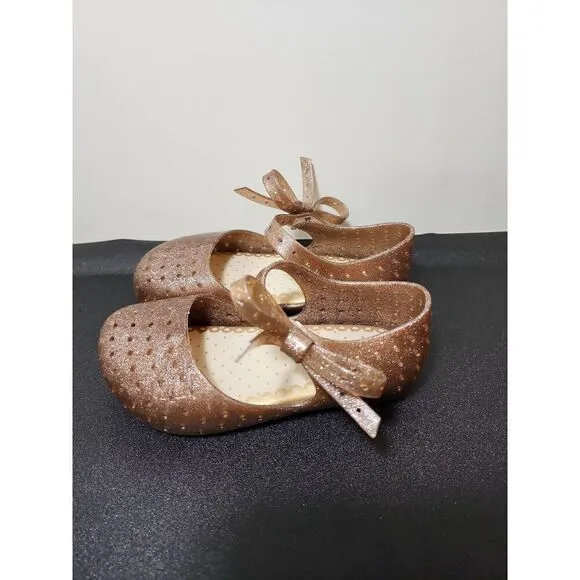 MINI MELISSA Ultragirl Glitter Shoes Size 10