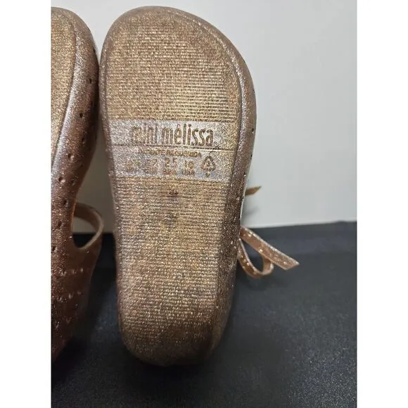 MINI MELISSA Ultragirl Glitter Shoes Size 10