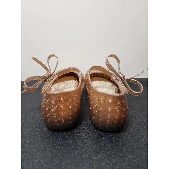 MINI MELISSA Ultragirl Glitter Shoes Size 10
