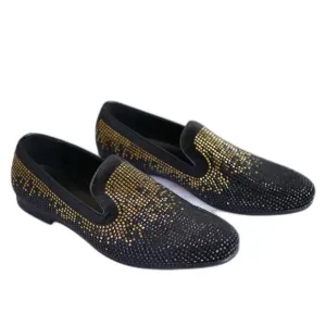 Moretti Gold Label Avignon Black Gold Dress Shoes Size 13D