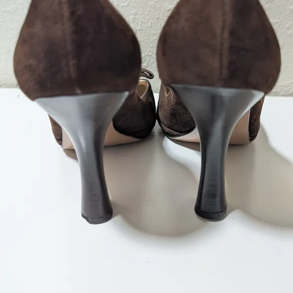 Moschino Brown and Cream Women's Shoes