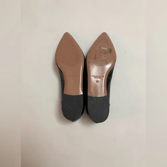 NAPOLEONI Italian all leather croc embossed flats