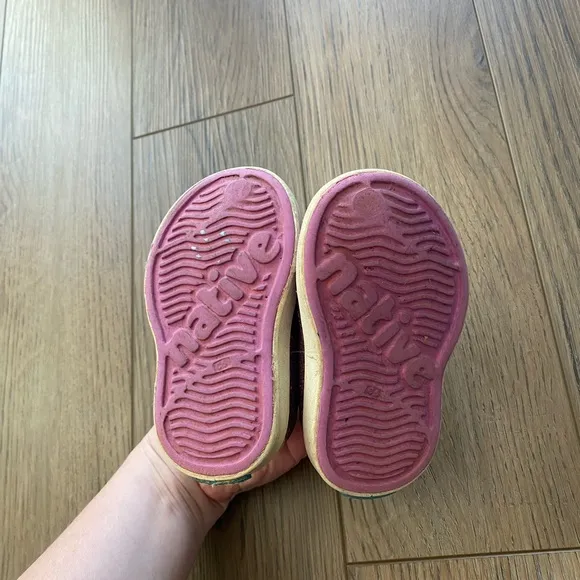 Native | Purple Sparkle girls shoes
