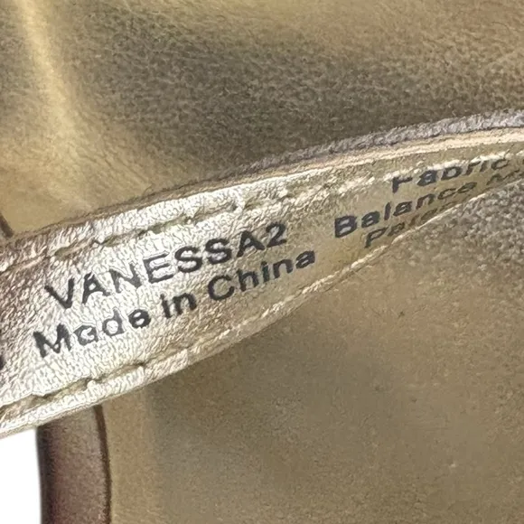 Naturalizer sz 9 Silver Fabric Vanessa Dress Strappy Open Toe Sandal New no Box