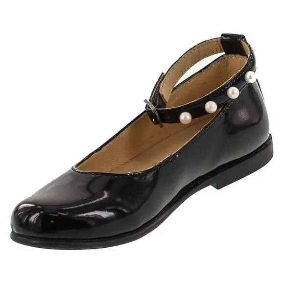 Naturino 5067 USA Lacca Nero ChildG flats-shoes 32 NEW