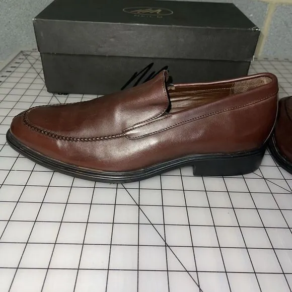 Neil‎ M Men's Shoes 11 EEE NM121517 Premier Slip On COGNAC Shoes EUC