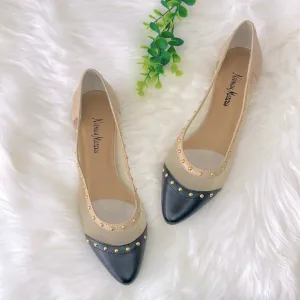 Neiman Marcus “Gertrud” Studded Flats
