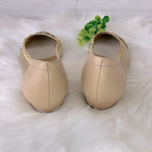 Neiman Marcus “Gertrud” Studded Flats