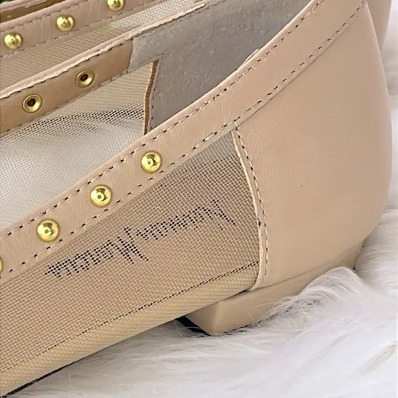 Neiman Marcus “Gertrud” Studded Flats