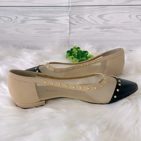 Neiman Marcus “Gertrud” Studded Flats