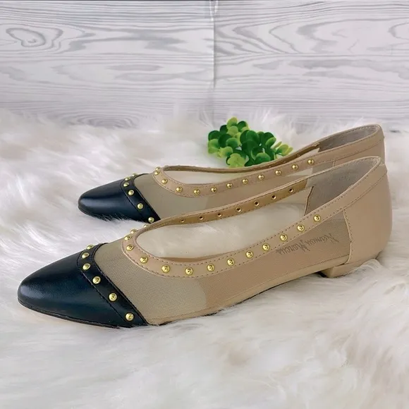 Neiman Marcus “Gertrud” Studded Flats