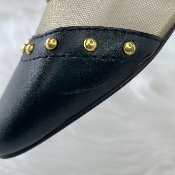 Neiman Marcus “Gertrud” Studded Flats