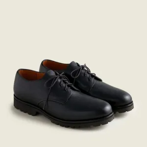 NEW $168 J Crew Camden Horween USA Leather Bluchers Black Dress Shoes All Sizes