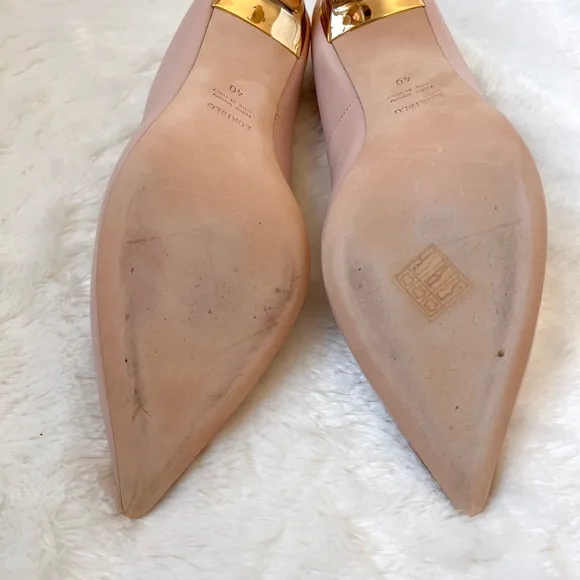 NEW | $595 Loriblu Pink Jasmine Body Pump MG8201 Colorblock Accent High Heel 40