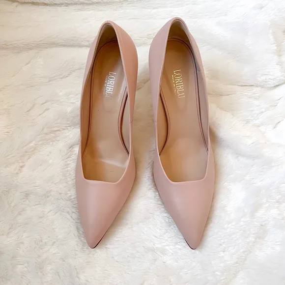 NEW | $595 Loriblu Pink Jasmine Body Pump MG8201 Colorblock Accent High Heel 40
