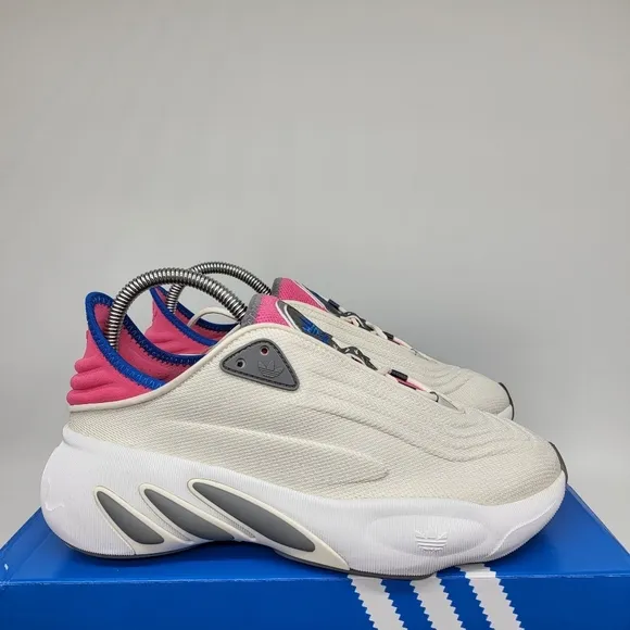 New Adidas adiFOM SLTN 'Cream Pink White' Women's Running Shoes Size 7