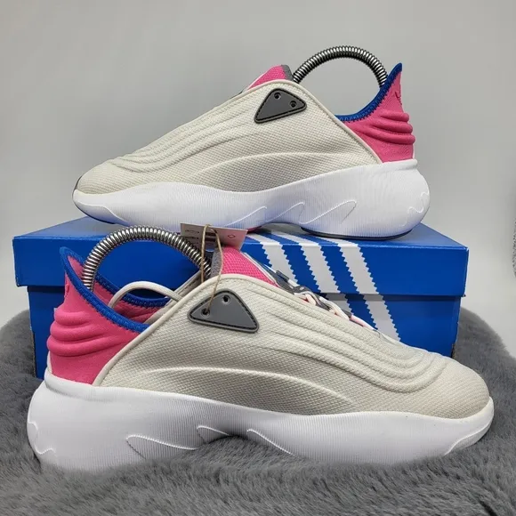 New Adidas adiFOM SLTN 'Cream Pink White' Women's Running Shoes Size 7