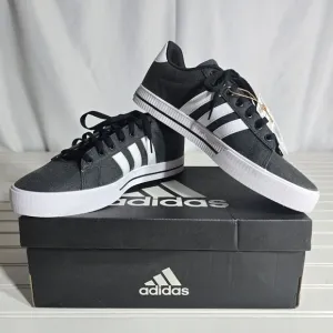 NEW Adidas Mens Daily 3.0 Black White Skateboarding Shoes Size 11 FW7033
