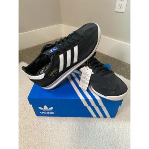 New Adidas SL 72 RS Shoes Black/White/Blue Size 12