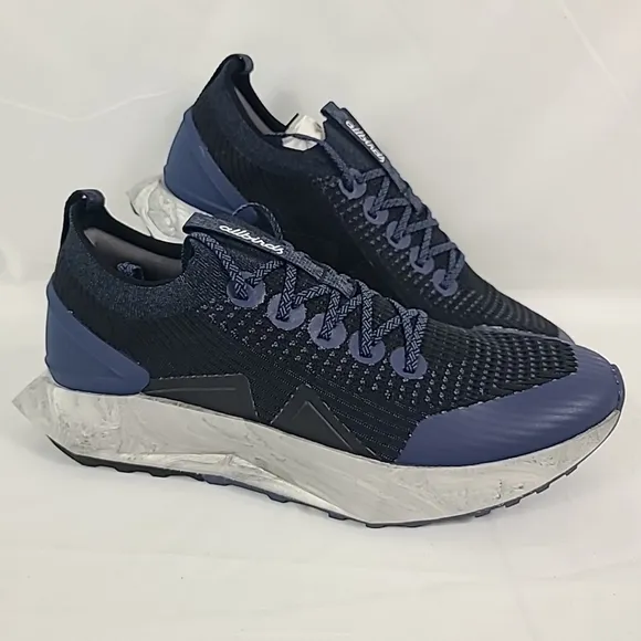 NEW Allbirds Shoes Men's Tree Flyer 2 Natural Black Hazy Indigo Sz 12.5 NIB