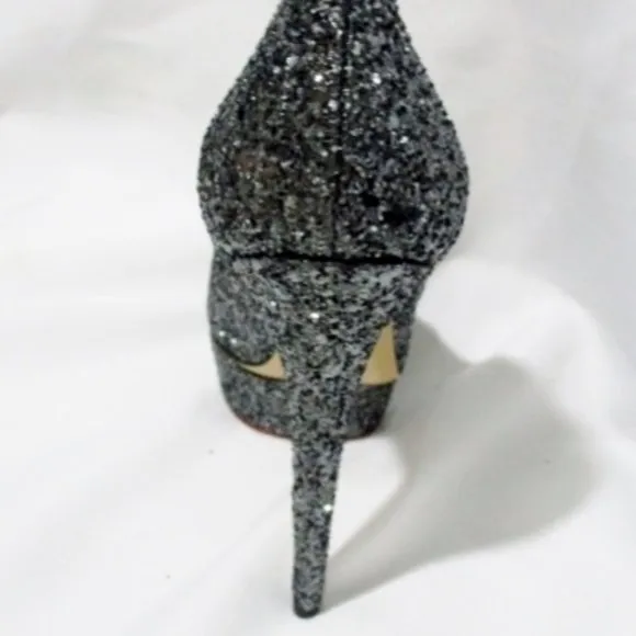 NEW CHARLOTTE OLYMPIA PRISCILLA PUMP Glitter Shoe