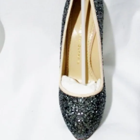 NEW CHARLOTTE OLYMPIA PRISCILLA PUMP Glitter Shoe