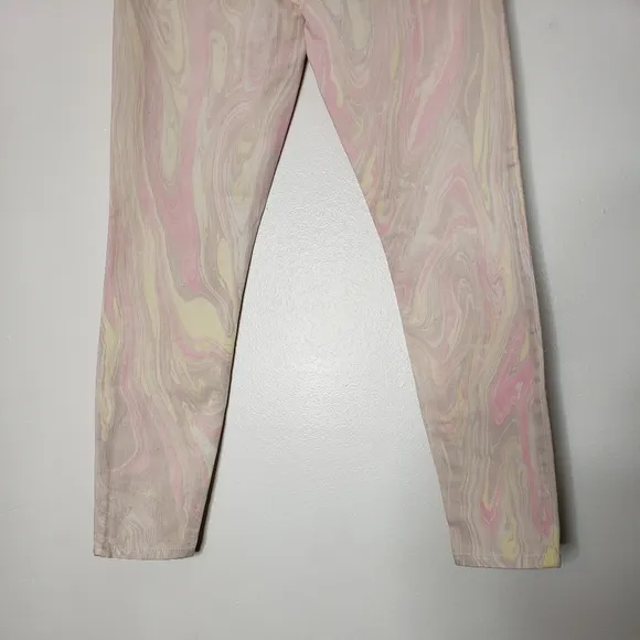 NEW Current Elliott Marble Taffy Cigarette Jeans Skinny Stiletto Ankle Summer