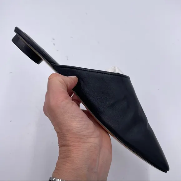 NEW Everlane Black Leather Day Mule in Size 8.5