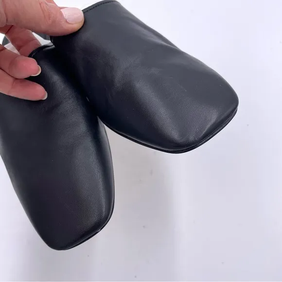 NEW Everlane Black Leather Day Mule in Size 8.5