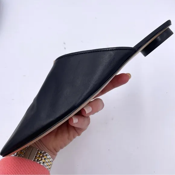 NEW Everlane Black Leather Day Mule in Size 8.5