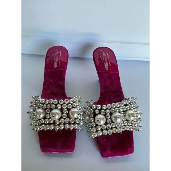 New Jeffrey Campbell Portia Pearl Heels Size 6.5