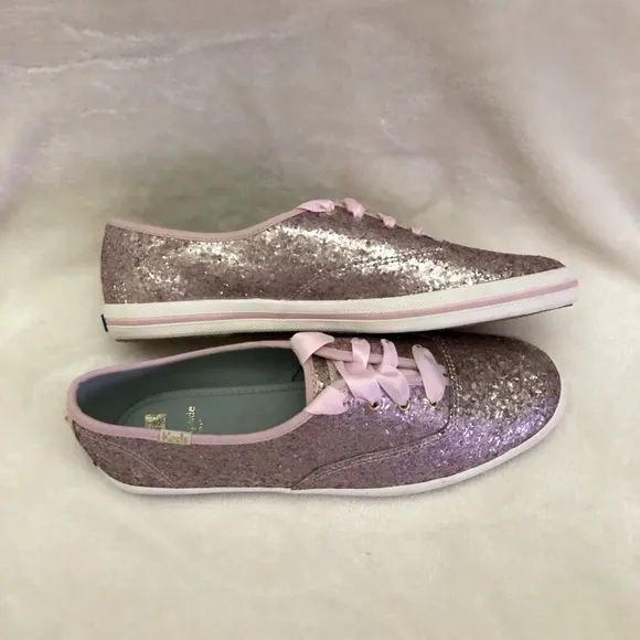 NEW Keds x Kate Spade Glitter Sneakers
