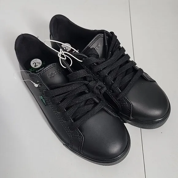 NEW Kickers Shoes Kids 2.5 EUR 34 Black
