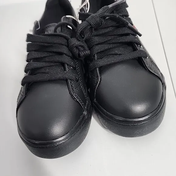 NEW Kickers Shoes Kids 2.5 EUR 34 Black